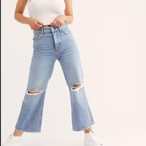 Size 25 We The Free Ranger Denim Wide-Leg
